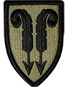 22nd Support Brigade OCP Scorpion Shoulder Patch With Velcro